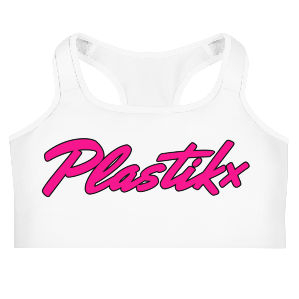 Plastikx Pink Sports bra